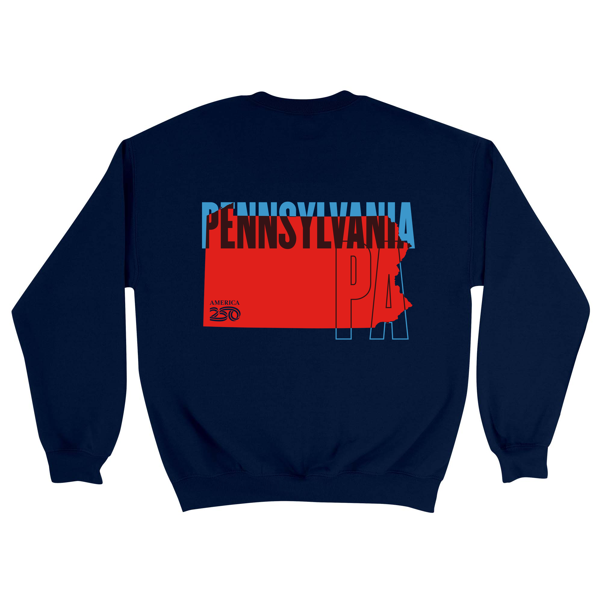 Unisex Medium Navy Crewneck Sweatshirt