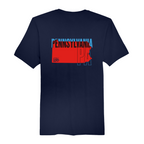 Mens Medium Navy Short Sleeve Tee