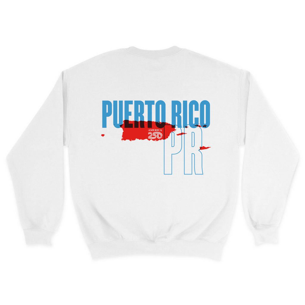 Unisex Medium White Crewneck Sweatshirt