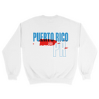 Unisex Medium White Crewneck Sweatshirt