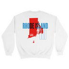 Unisex Medium White Crewneck Sweatshirt