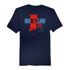 Mens Medium Navy Short Sleeve Tee