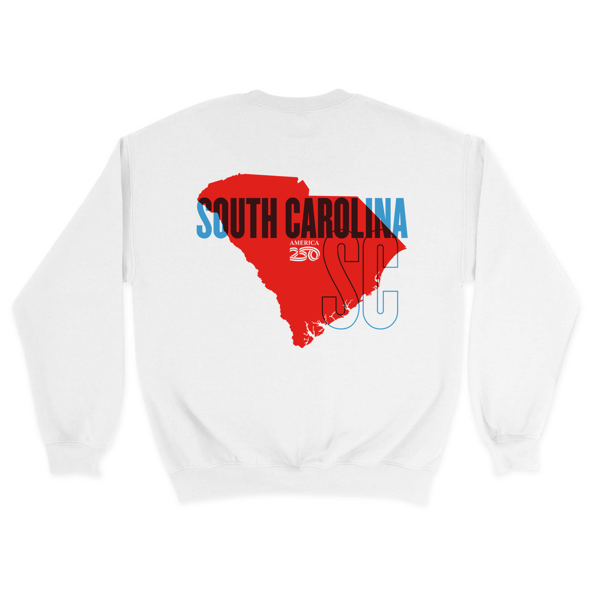 Unisex Medium White Crewneck Sweatshirt