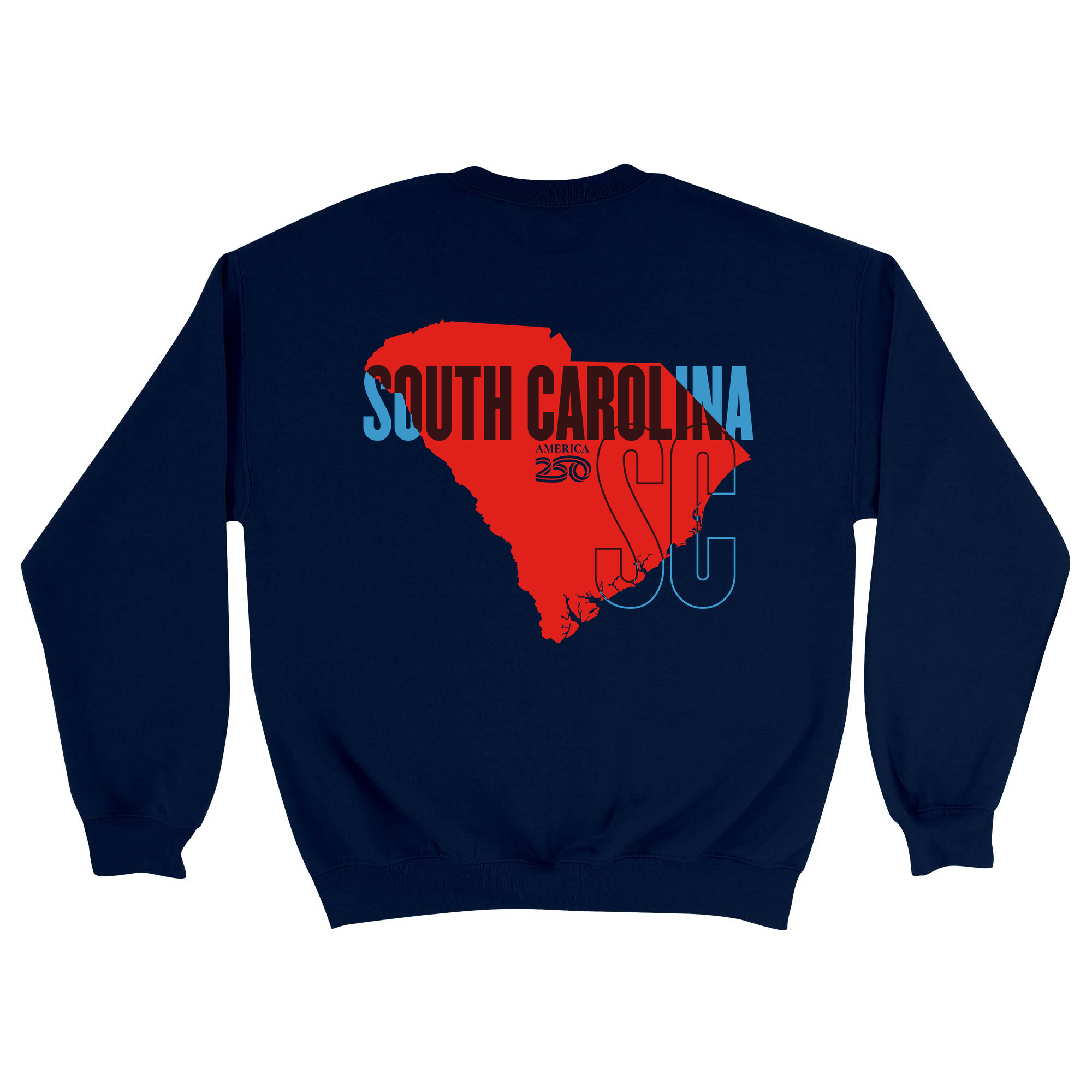 Unisex Medium Navy Crewneck Sweatshirt
