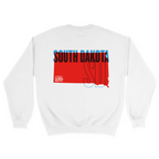 Unisex Medium White Crewneck Sweatshirt