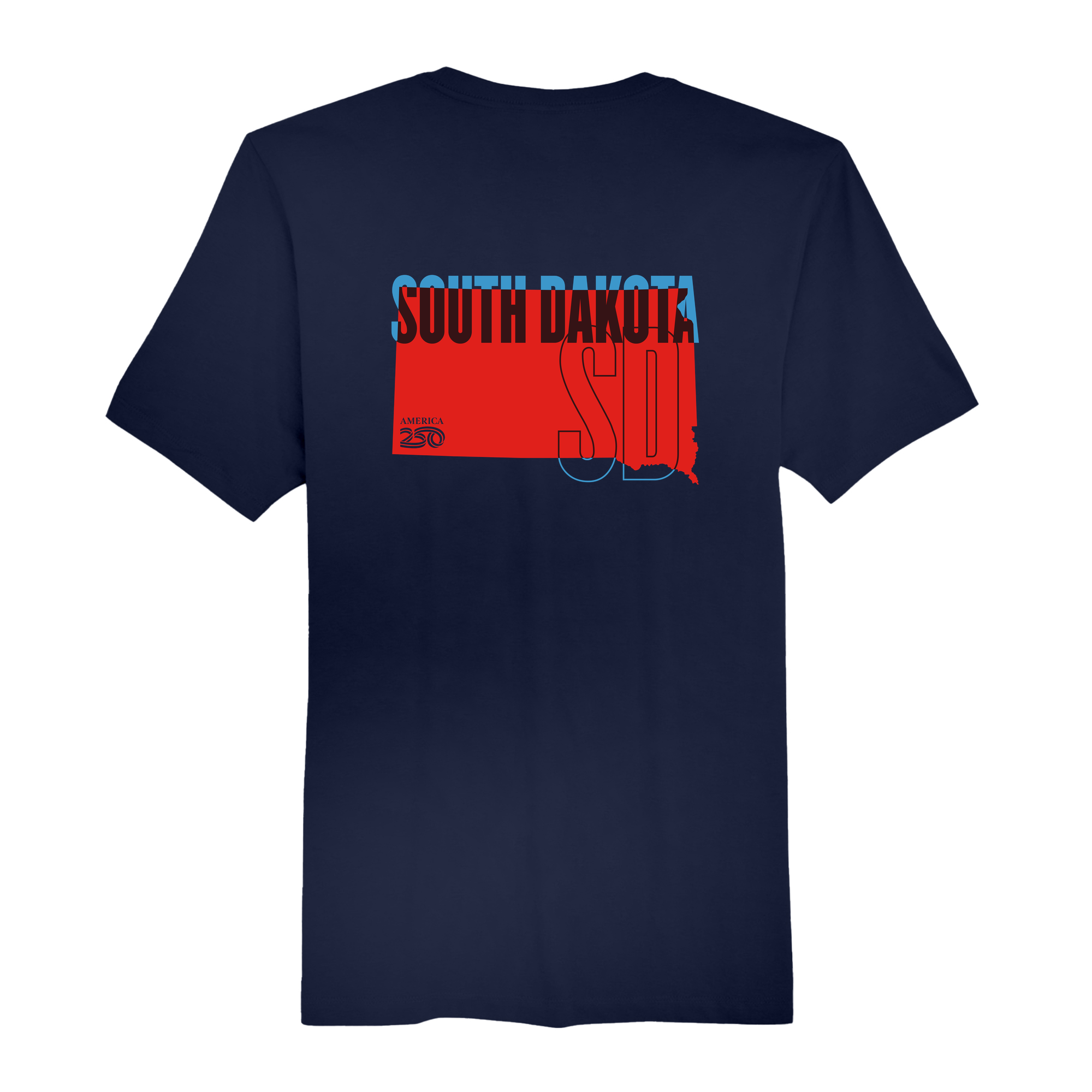 Mens Medium Navy Short Sleeve Tee