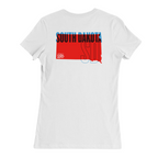 Womens Medium White Women's Short Sleeve Tee