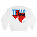 Unisex Medium White Crewneck Sweatshirt