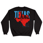 Unisex Medium Black Crewneck Sweatshirt