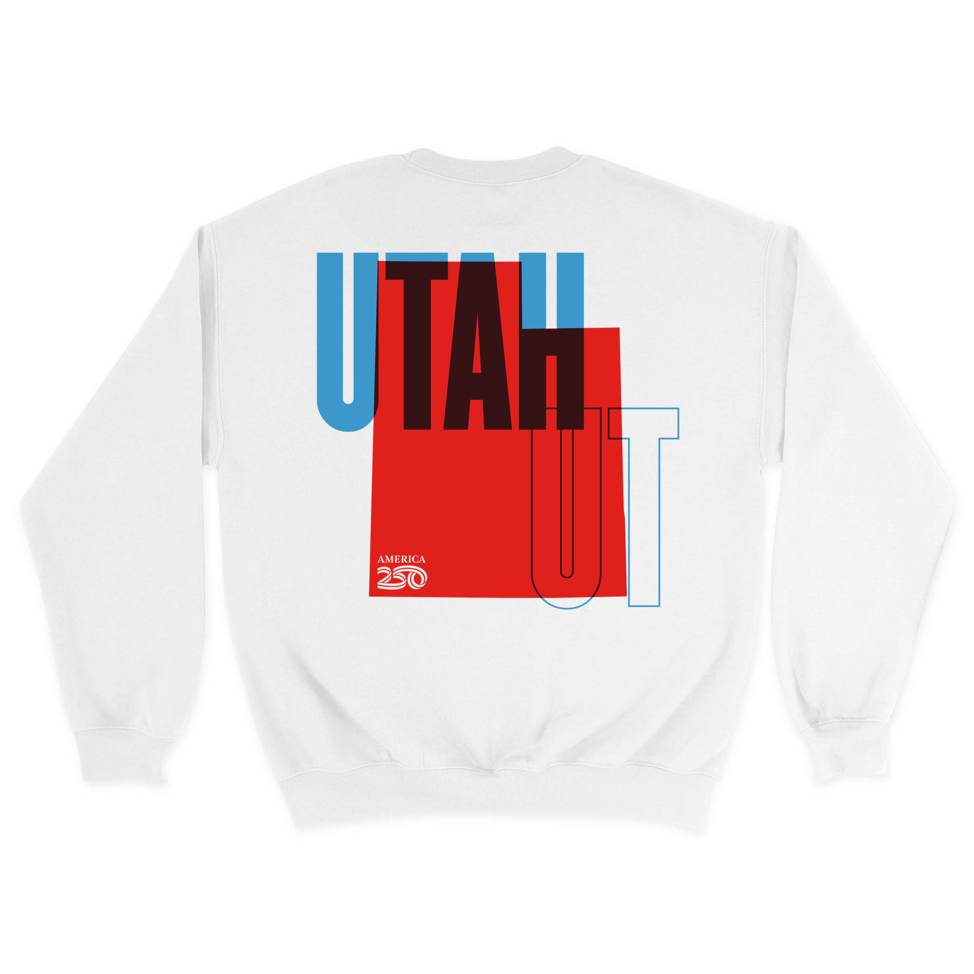 Unisex Medium White Crewneck Sweatshirt