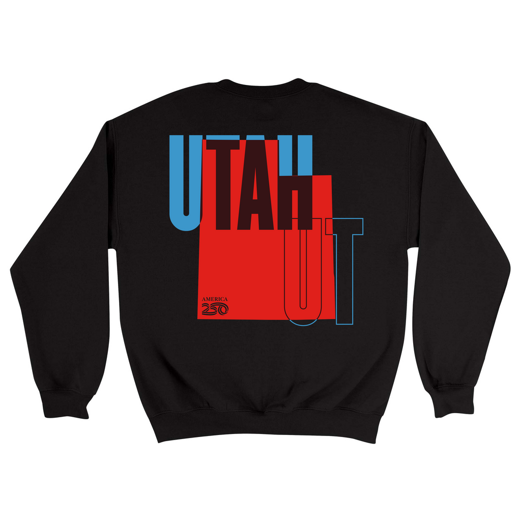 Unisex Medium Black Crewneck Sweatshirt
