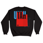 Unisex Medium Black Crewneck Sweatshirt
