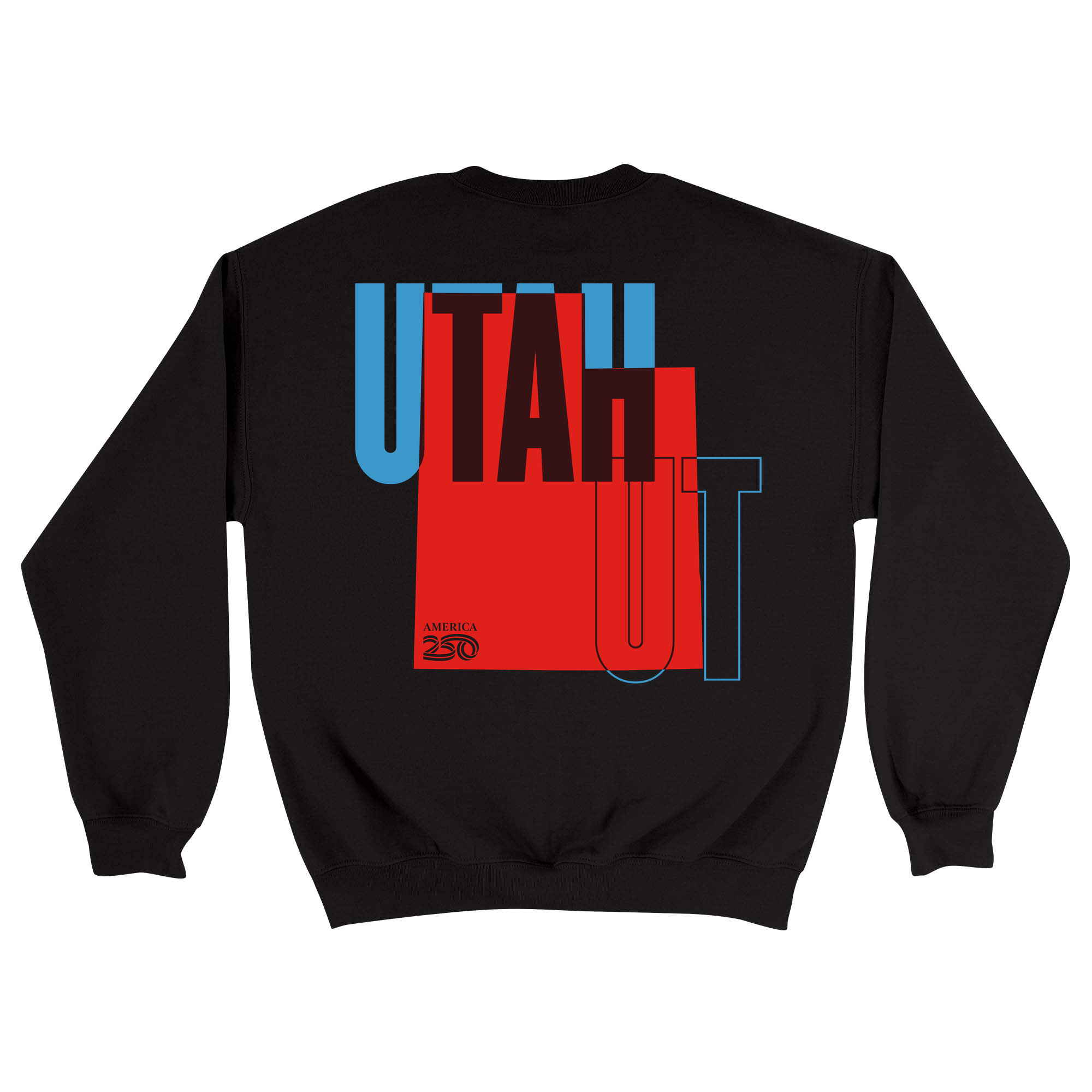 Unisex Medium Black Crewneck Sweatshirt