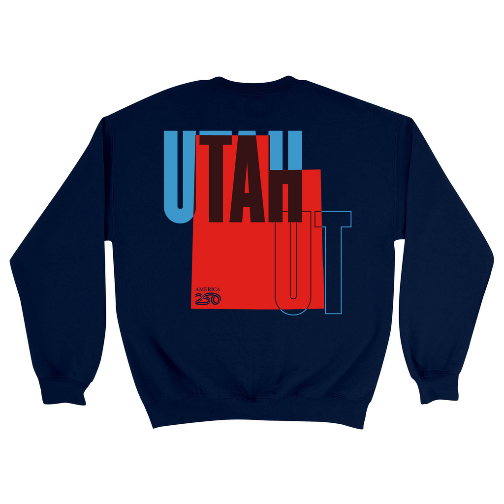 Unisex Medium Navy Crewneck Sweatshirt