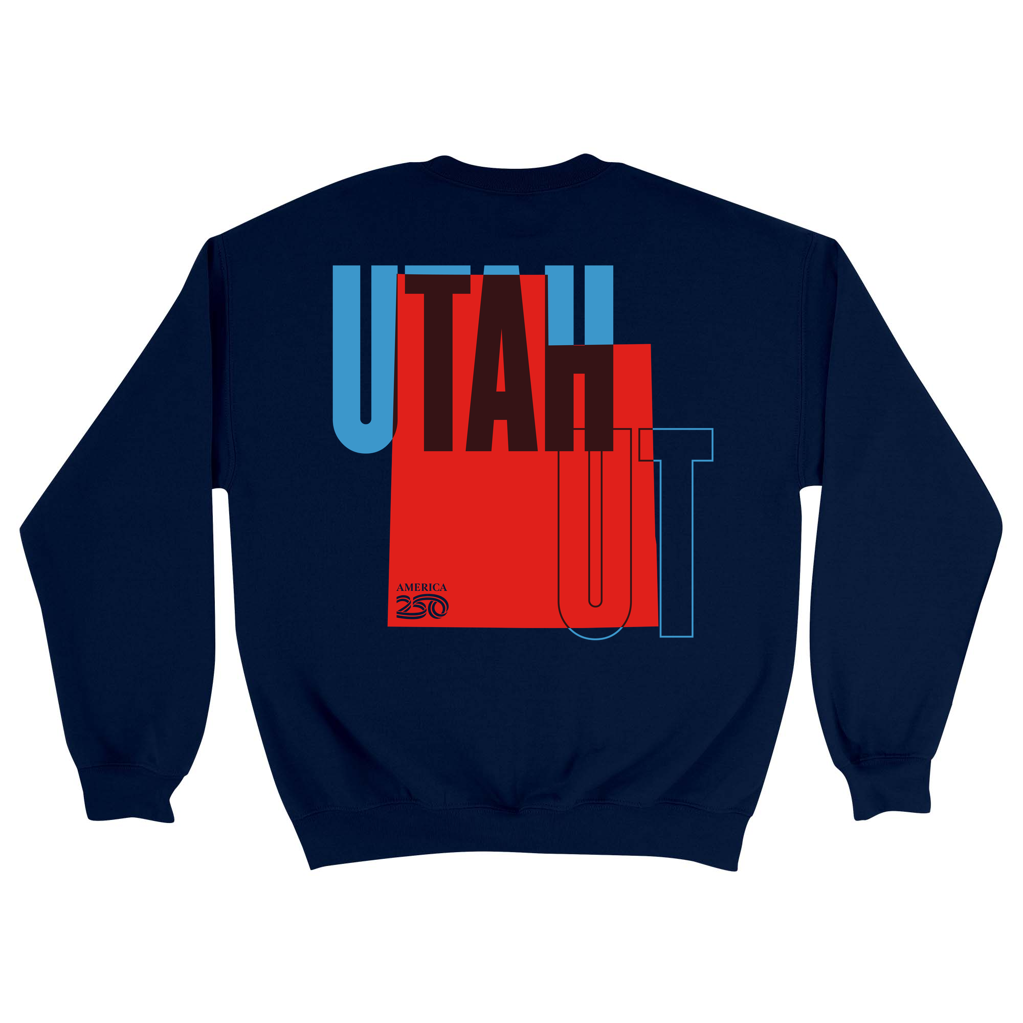 Unisex Medium Navy Crewneck Sweatshirt