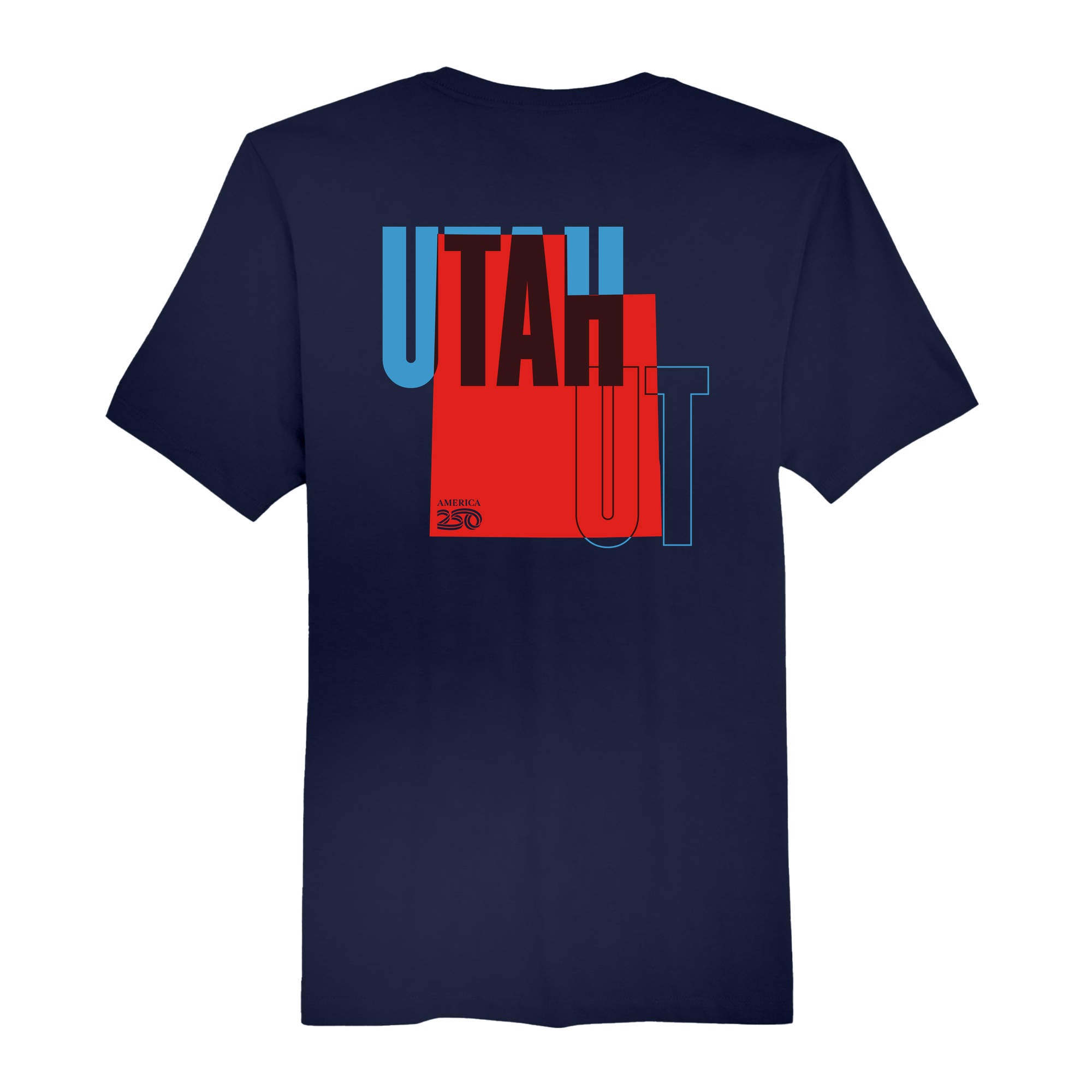 Mens Medium Navy Short Sleeve Tee