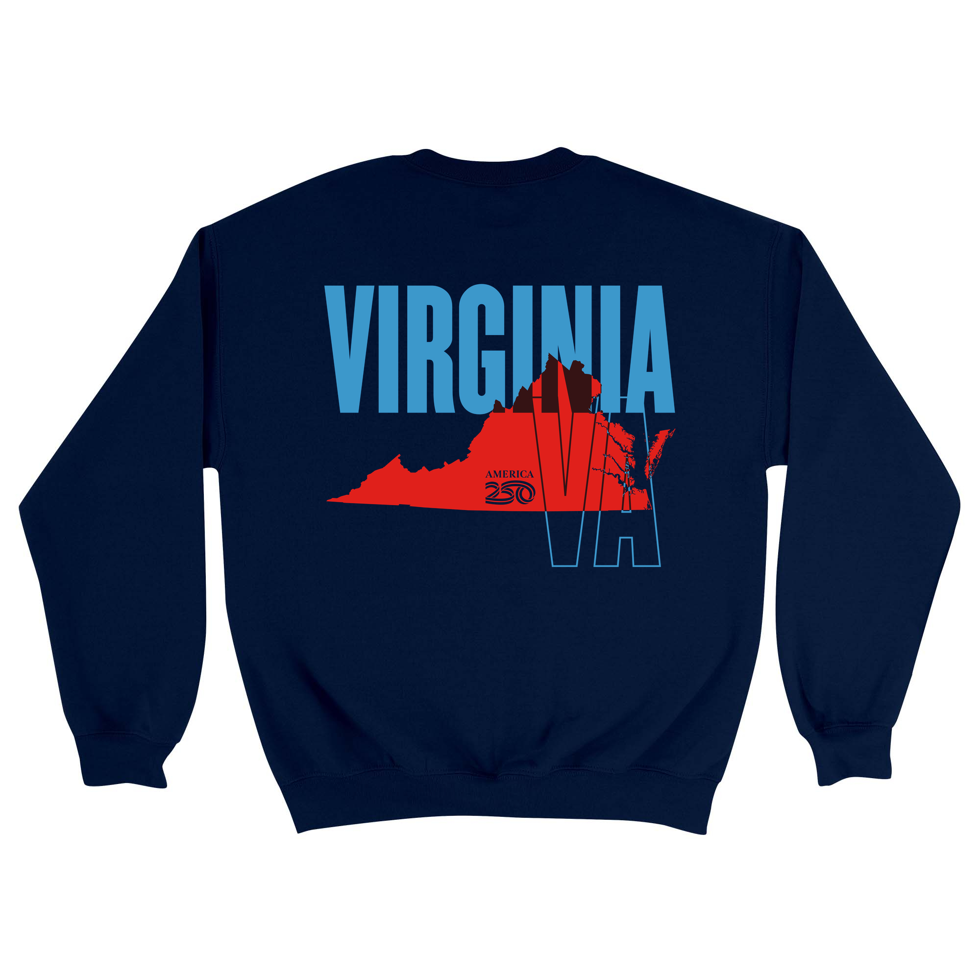 Unisex Medium Navy Crewneck Sweatshirt