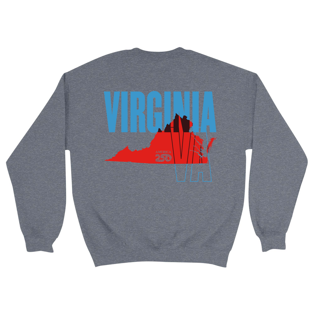 Unisex Medium Dark Ash Crewneck Sweatshirt