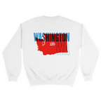 Unisex Medium White Crewneck Sweatshirt