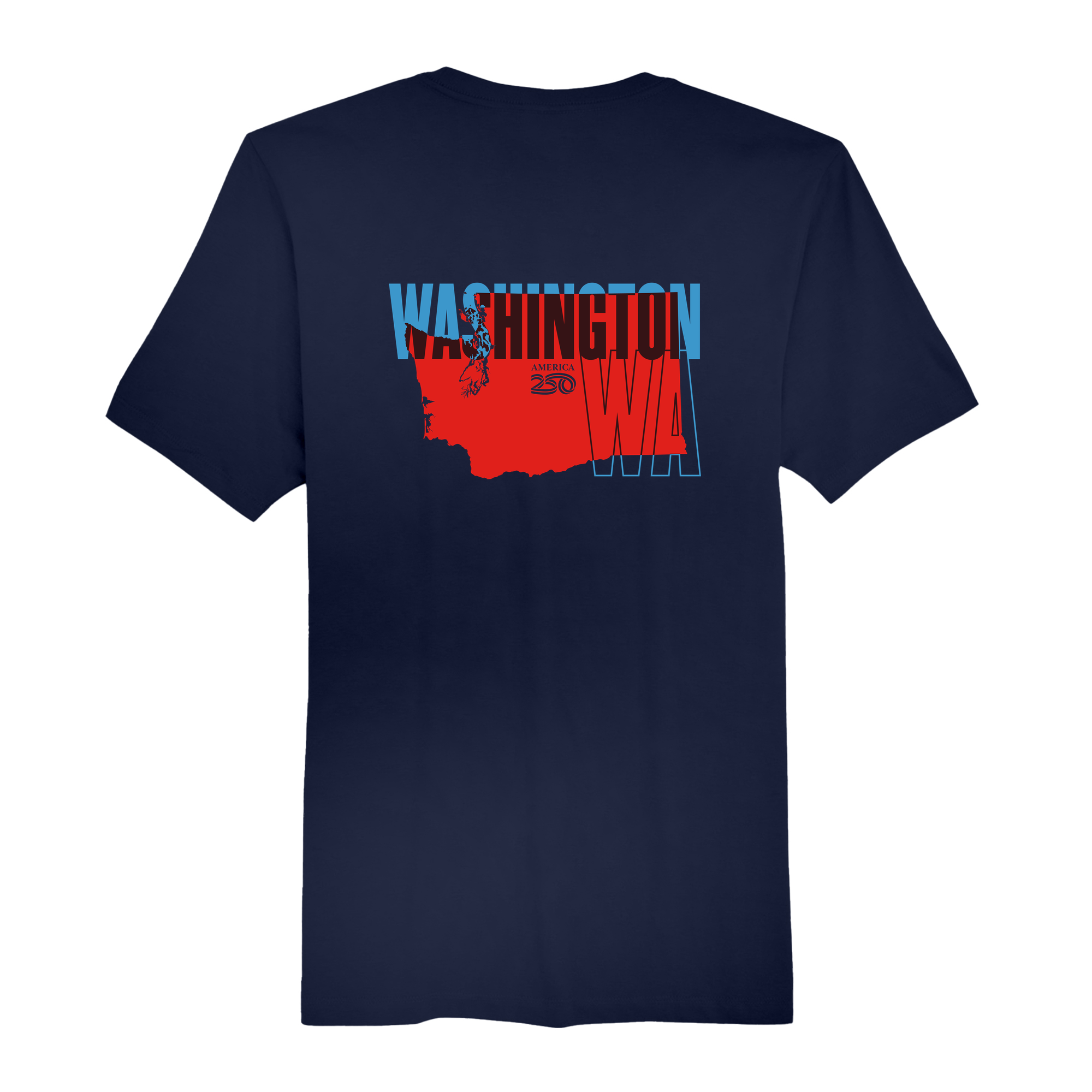 Mens Medium Navy Short Sleeve Tee