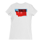 Womens Medium White Women's Short Sleeve Tee