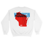 Unisex Medium White Crewneck Sweatshirt