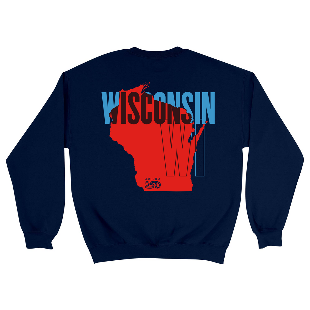 Unisex Medium Navy Crewneck Sweatshirt