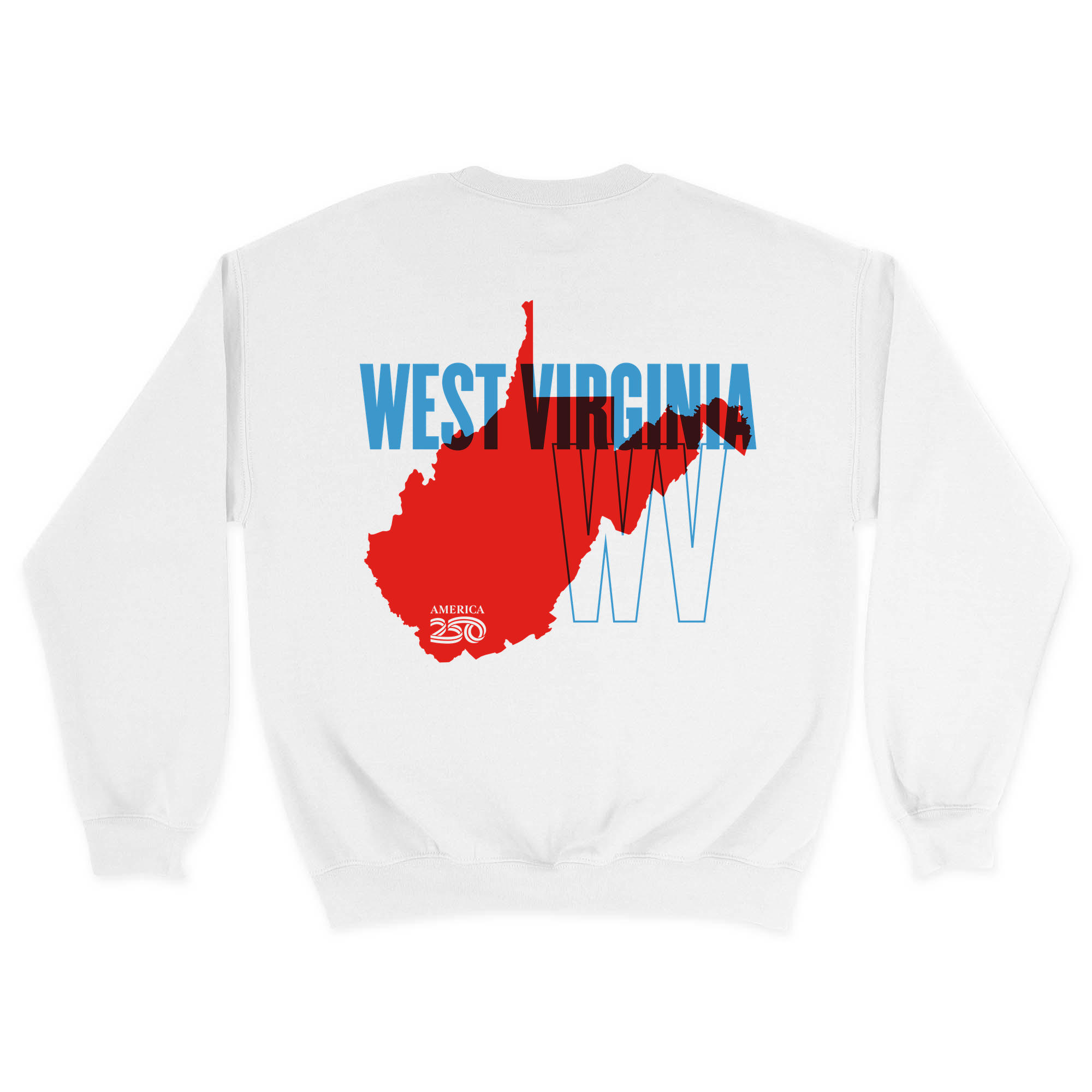 Unisex Medium White Crewneck Sweatshirt