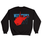 Unisex Medium Black Crewneck Sweatshirt