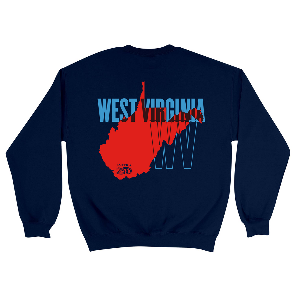 Unisex Medium Navy Crewneck Sweatshirt