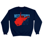 Unisex Medium Navy Crewneck Sweatshirt