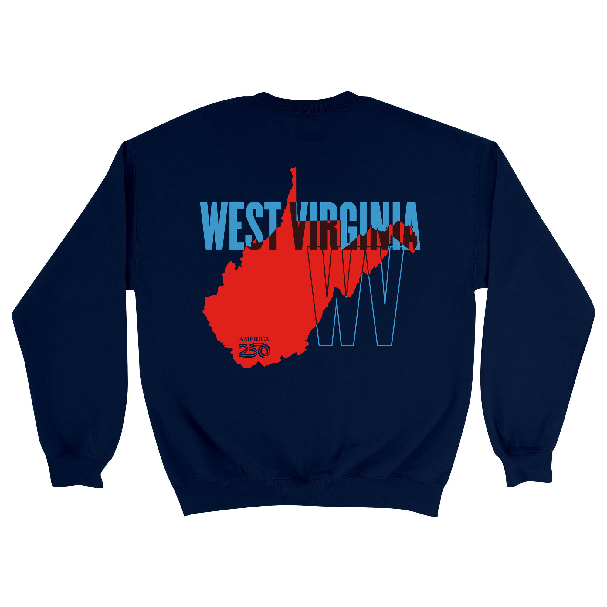 Unisex Medium Navy Crewneck Sweatshirt