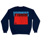 Unisex Medium Navy Crewneck Sweatshirt