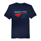 Mens Medium Navy Short Sleeve Tee