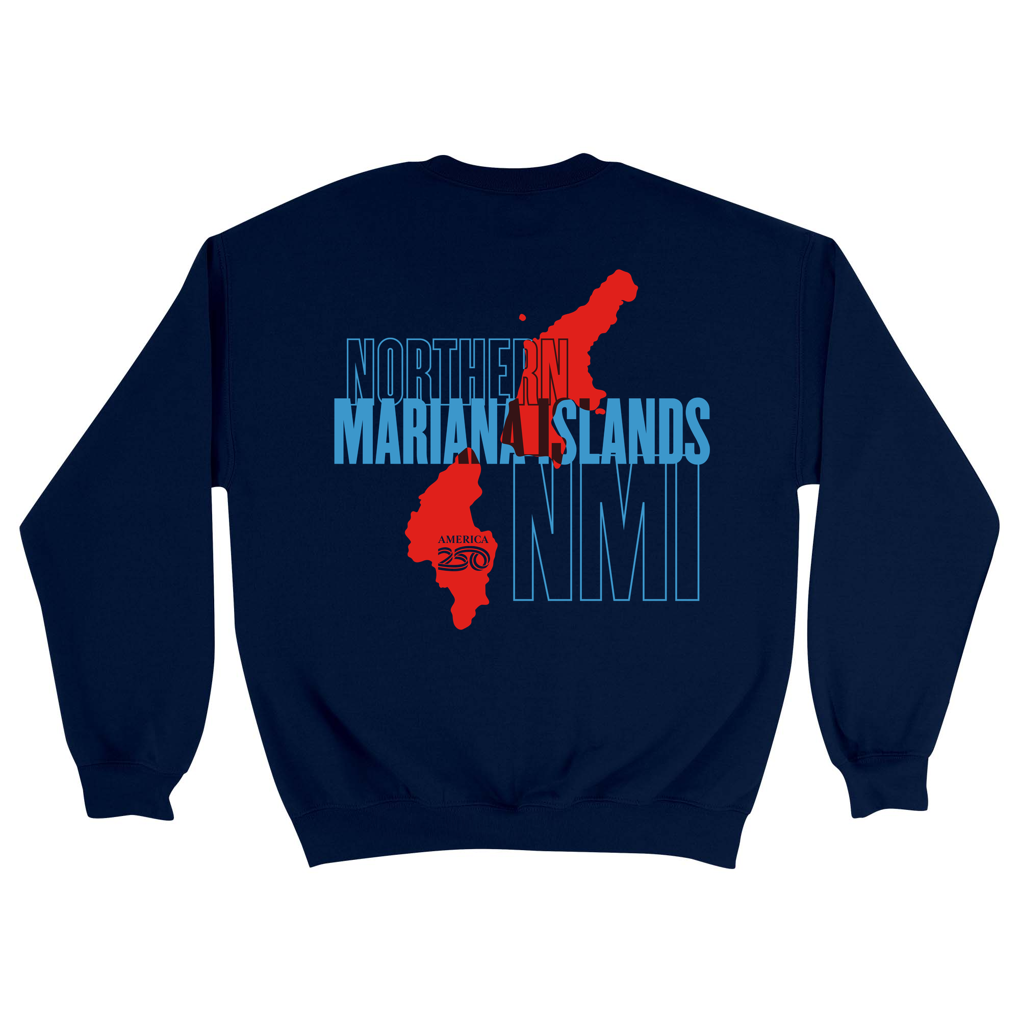 Unisex Medium Navy Crewneck Sweatshirt