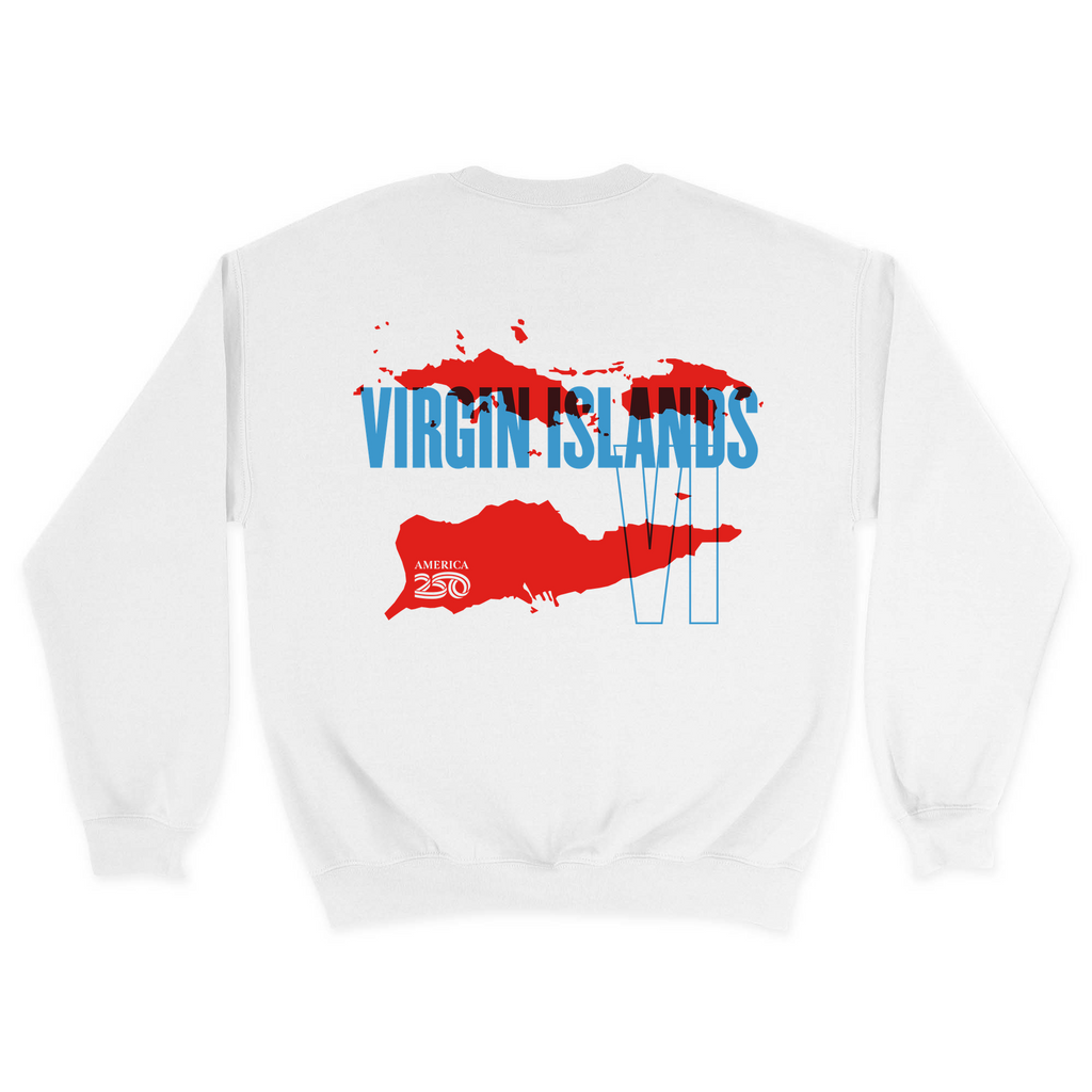 Unisex Medium White Crewneck Sweatshirt