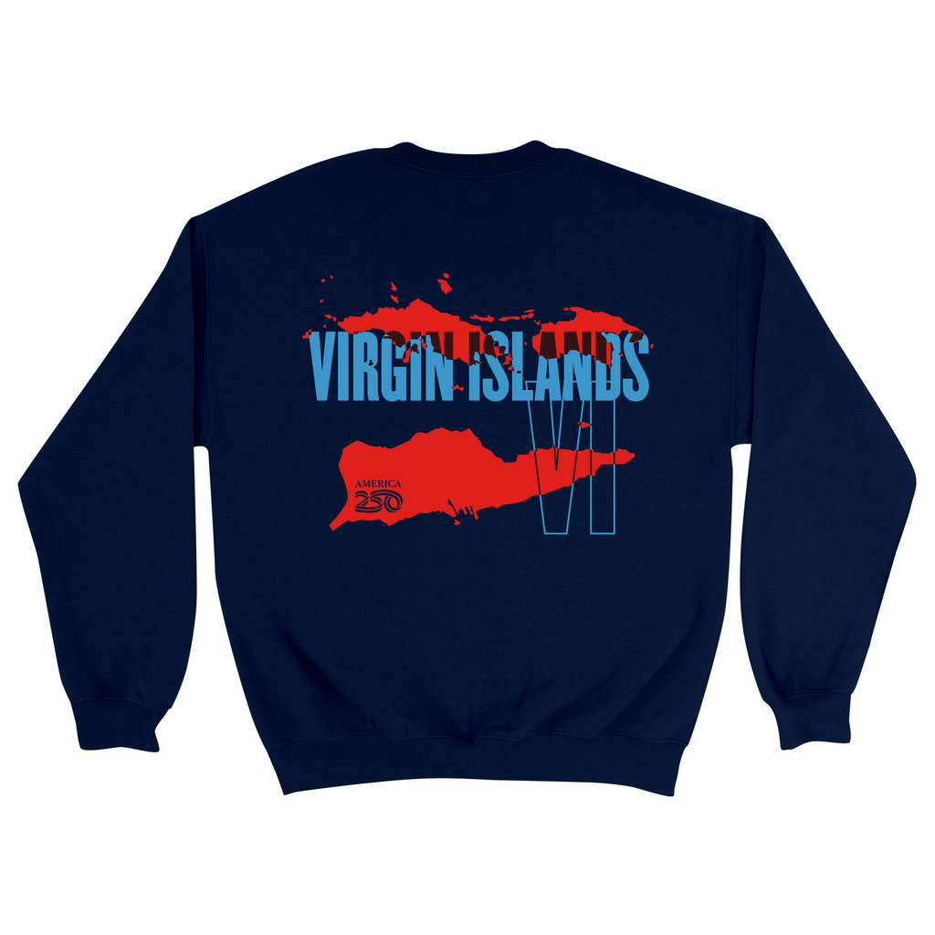 Unisex Medium Navy Crewneck Sweatshirt