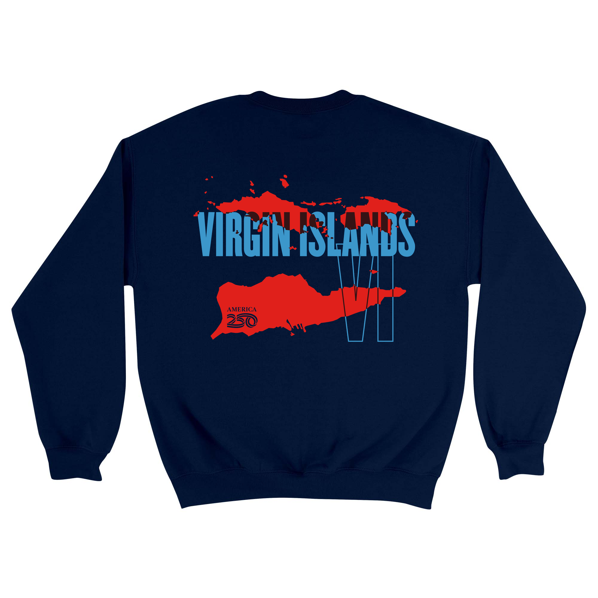 Unisex Medium Navy Crewneck Sweatshirt