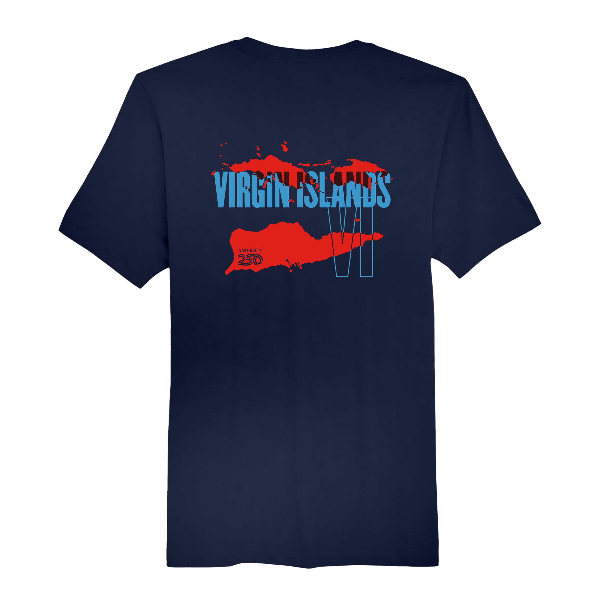 Mens Medium Navy Short Sleeve Tee