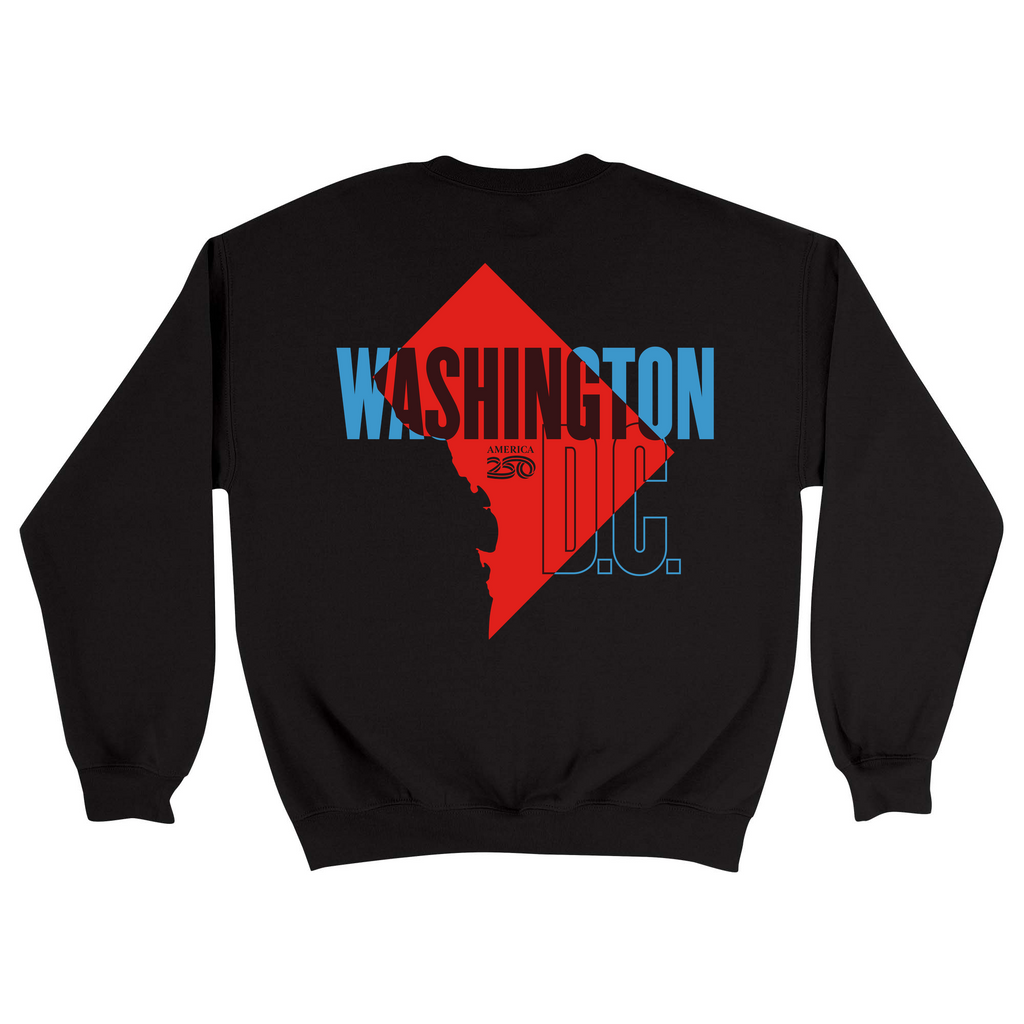 Unisex Medium Black Crewneck Sweatshirt
