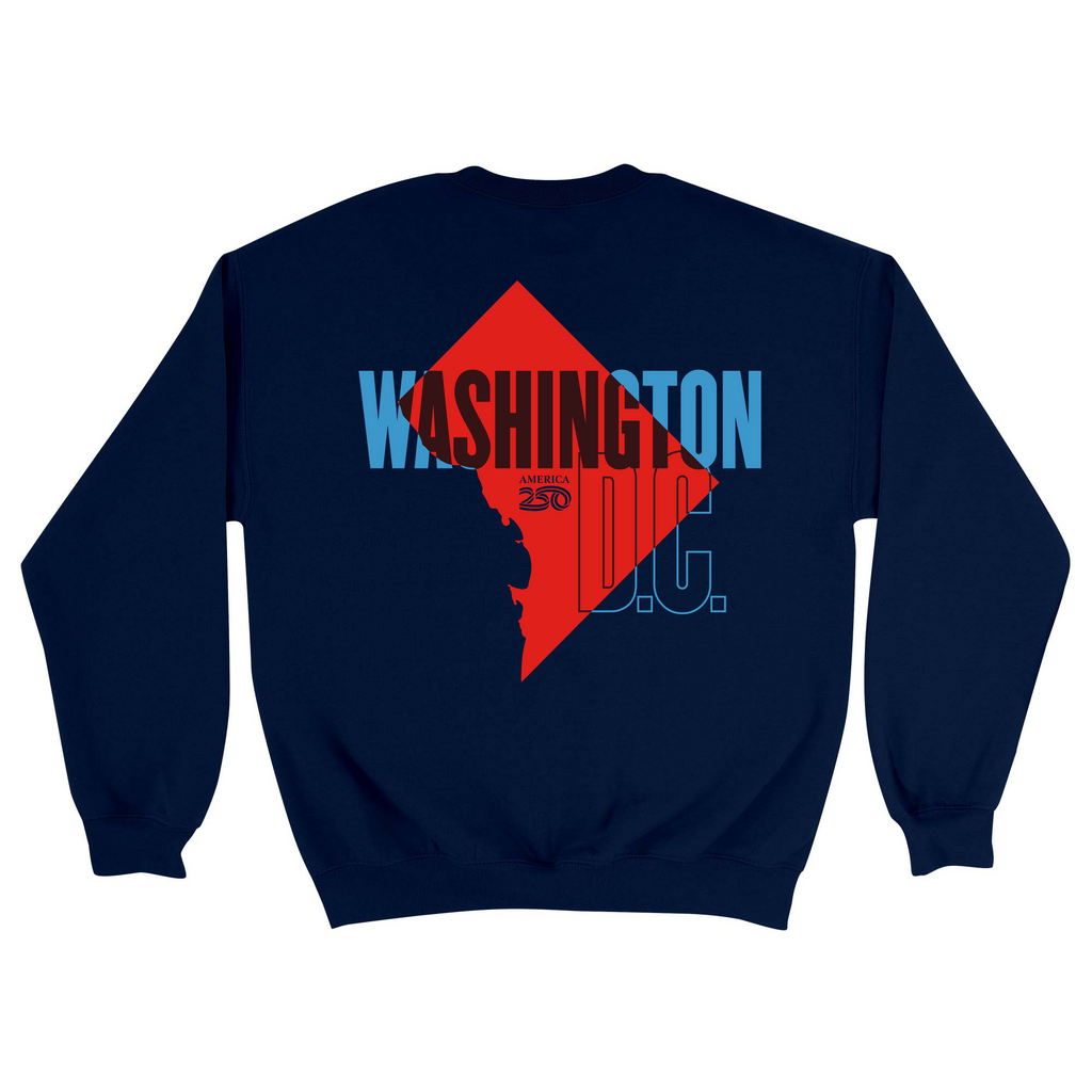 Unisex Medium Navy Crewneck Sweatshirt