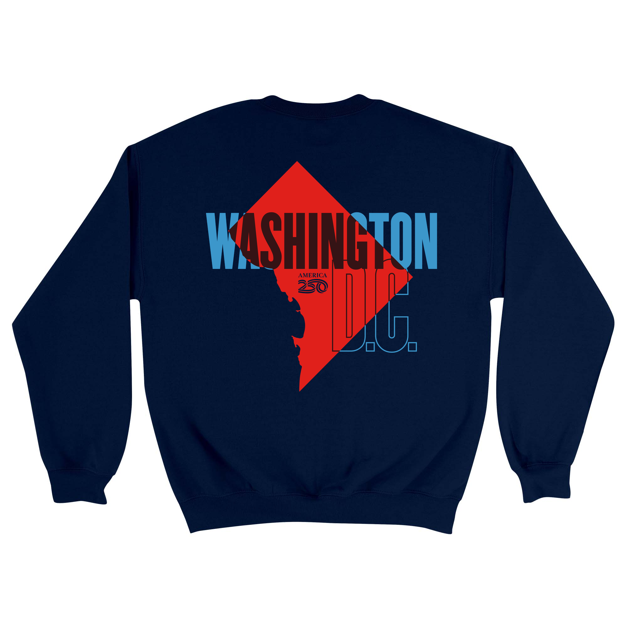 Unisex Medium Navy Crewneck Sweatshirt