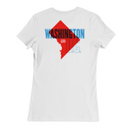Womens Medium White Women's Short Sleeve Tee