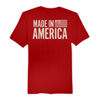 Mens Medium Red Short Sleeve Tee