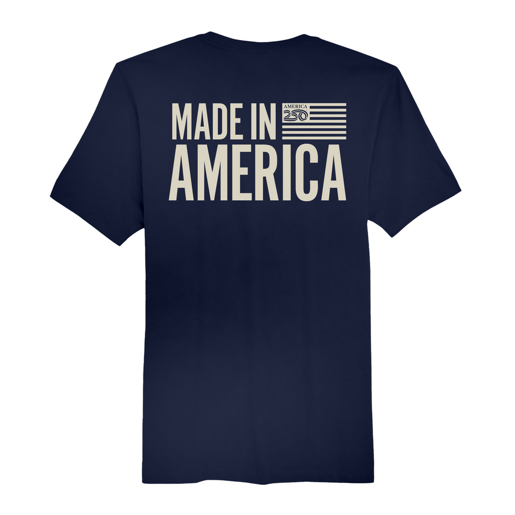 America250 Made in America Men's T-Shirt Black / Medium