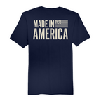 Mens Medium Navy Short Sleeve Tee