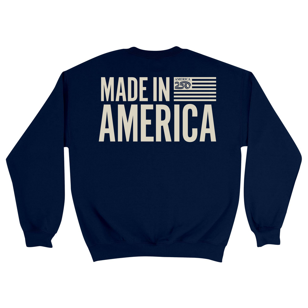 Unisex Medium Navy Crewneck Sweatshirt