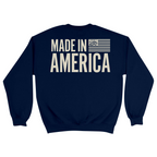 Unisex Medium Navy Crewneck Sweatshirt