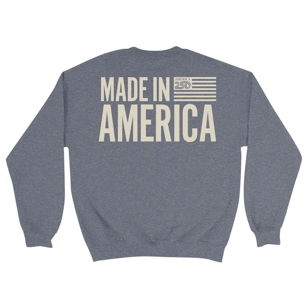 Unisex Medium Dark Ash Crewneck Sweatshirt