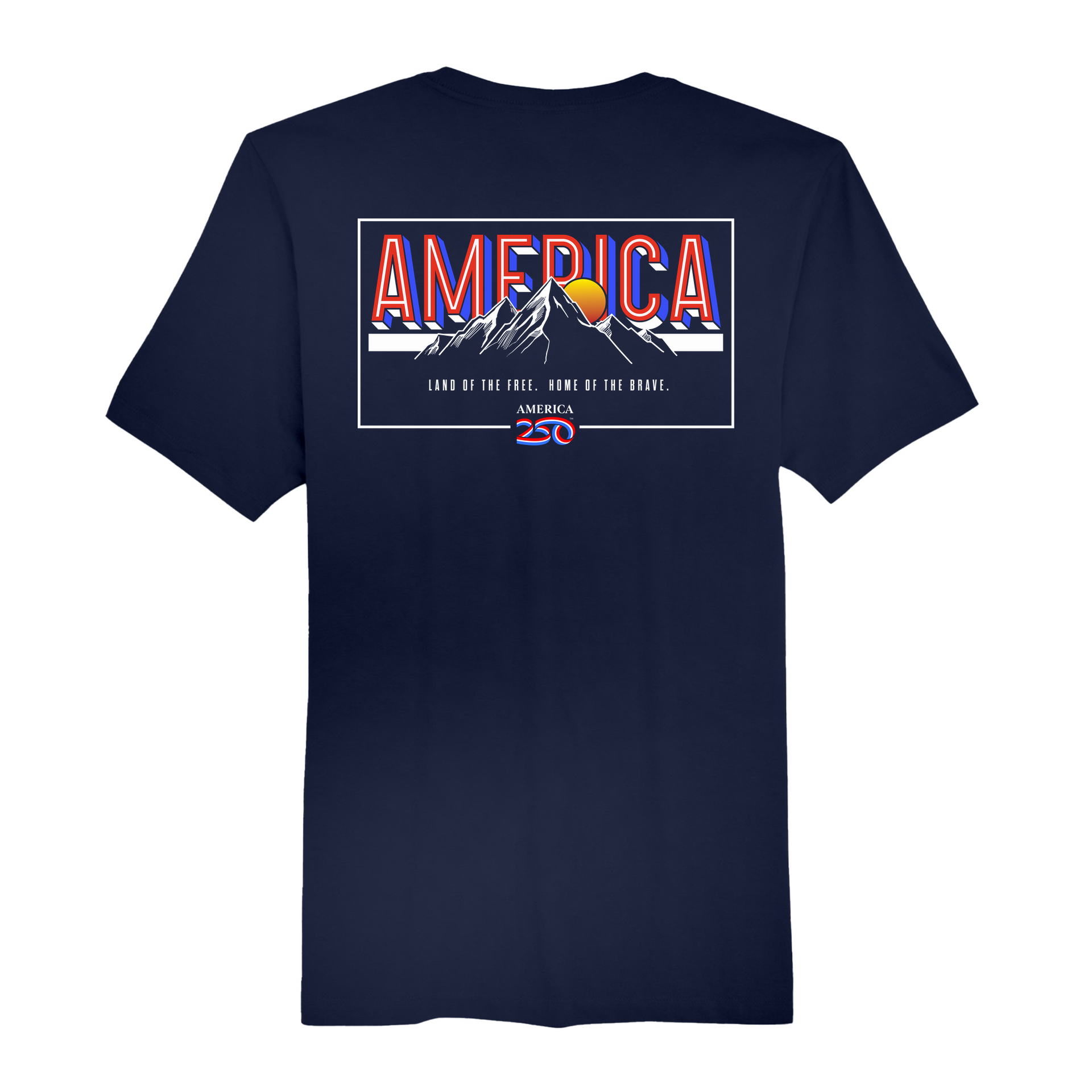 America 250 | Land of the FREE. Home of the BRAVE. Tee Shirt